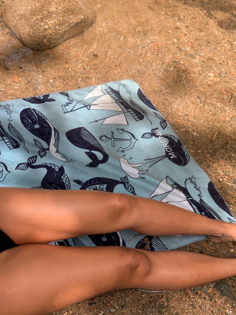 Toalla corporal Ballenas